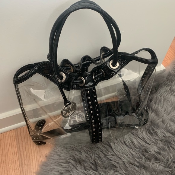 michael kors plastic purse